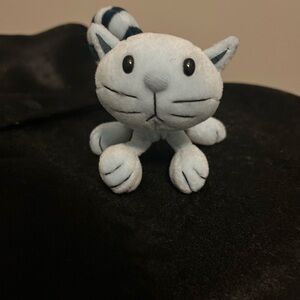 VTG Applause Bob The Builder Pilchard Blue Striped Stuffed Cat Plush Toy RARE-5”